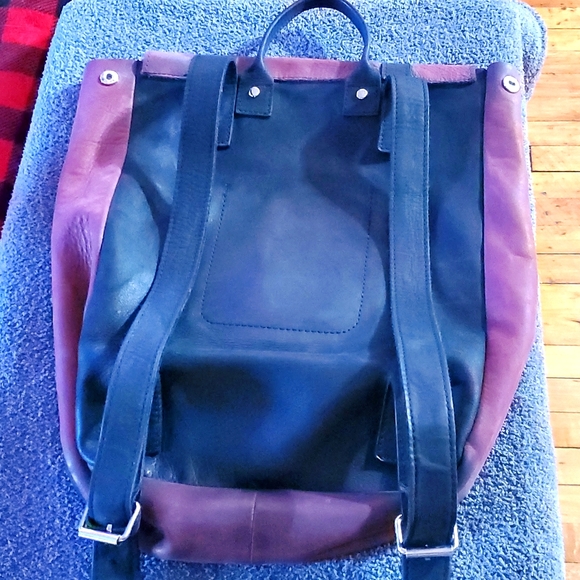Miros Ukraine leather handmade backpack - Picture 3 of 14